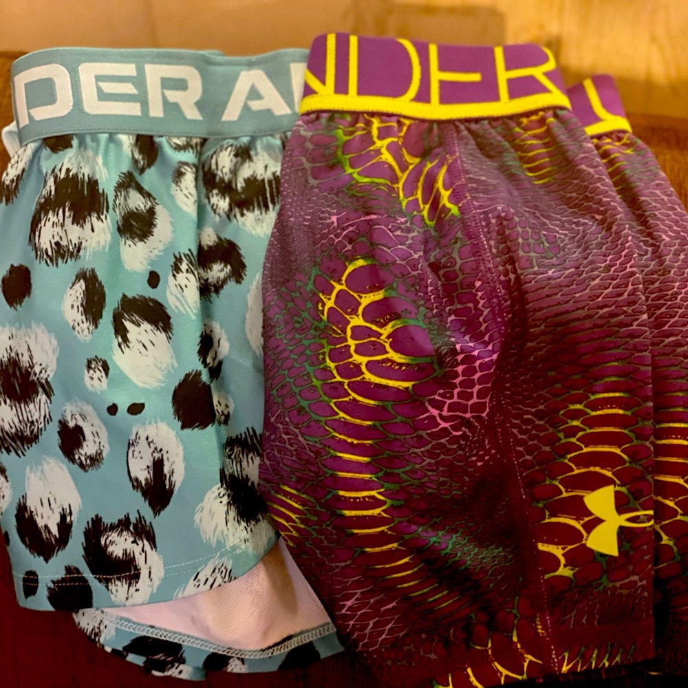 Girls Under Armour athletic shorts